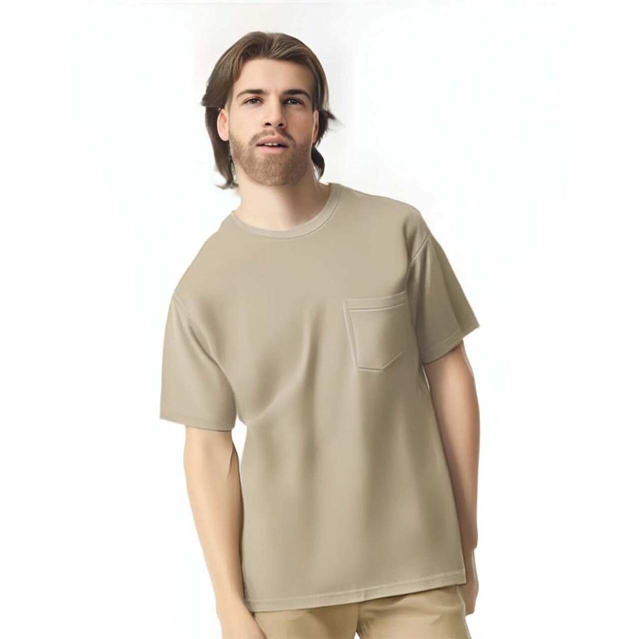 Comfort Colors® Garment Dyed Heavyweight Pocket Crewneck Short Sleeve T-Shirt